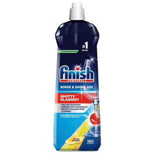 finish亮碟漂洗剂500ml机清洁剂耗材光颗粒洗碗块美的西门子专用