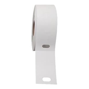 裁床标打菲纸条码布菲带打孔服装厂扎单牌卡洗水标签洗唛麦飞布标