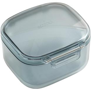 日本隐形牙套保持器收纳盒便携正畸牙齿矫正器装假牙浸泡清洗盒子