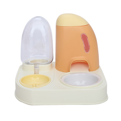 猫碗狗碗自动喂食器饮水双碗一体