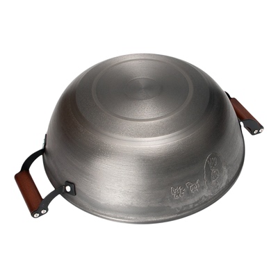 华邦铸铁双耳加深大炒锅