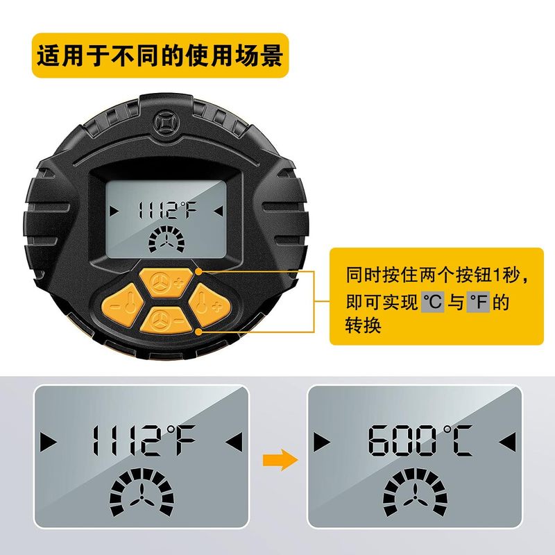 供应 2000W数显热风枪汽车贴模烤枪热缩管收缩膜除漆