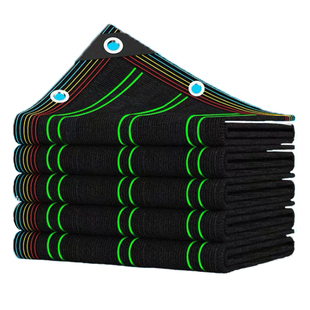 户外遮阳网遮阳布加厚加密防晒布隔热布防雨布遮光布篷布黑网大棚