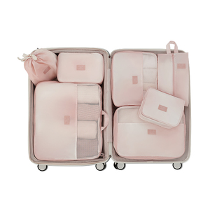 旅行收纳袋压缩行李箱收纳包出差衣物内衣分装袋子整理包旅游套装