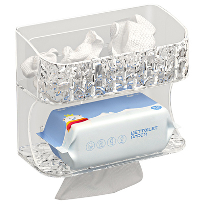 洗脸巾收纳盒镂空沥水