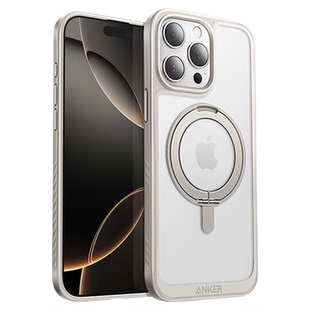 Anker安克iPhone磁吸支架iPhone15Promax支点壳苹果16promax手机壳新款简约手机套16系列苹果15手机壳