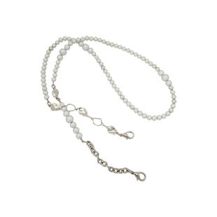 伊娃包错落身体长珍珠古良包包链条斜跨小香吉吉装饰手提链子配件