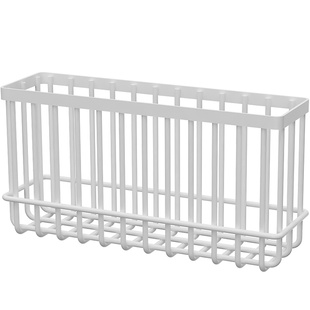 橱柜门收纳盒保鲜膜收纳架篮厨房置物架壁挂神器内侧调味料免打孔