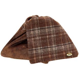 兰诺格纹三角抓夹女高级感2025新款大号发量大后脑勺半扎发鲨鱼夹