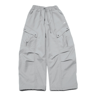 凯文家童装2025年冬季新品男童中大童韩版口袋阔腿裤加绒工装长裤