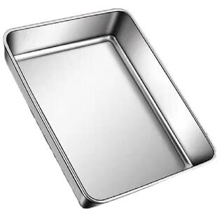 【清仓中】不锈钢野餐盒多用盒保鲜盒长方形冰箱多用型长方盘摆摊