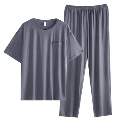 轩靓睡衣男士夏季莫代尔短袖短裤