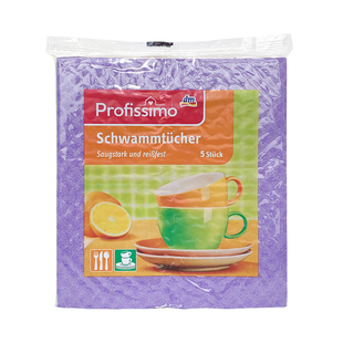 德国dm PROFISSIMO百洁布洗碗抹布不沾油厨房用品清洁海绵吸保税