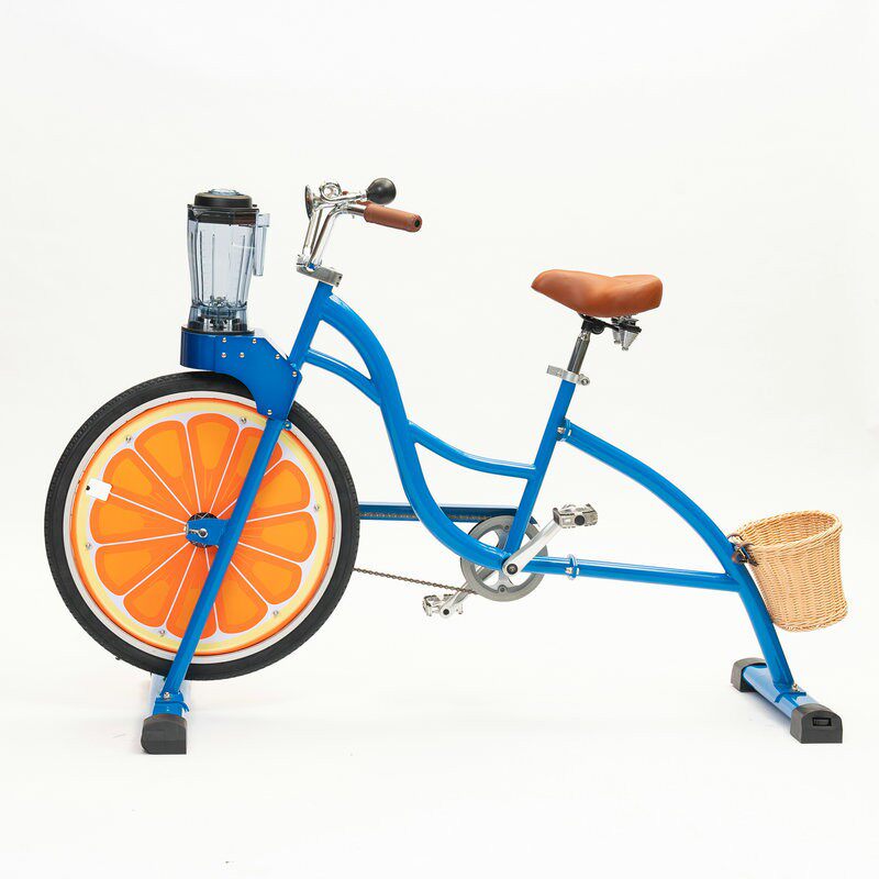 EXI易喜 创意单车自行车榨汁机厂家直销家用无需外接电源商用单车