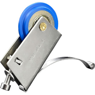 升级款铝合金移门下面滑轮厨房衣柜卫生间推拉门不锈钢滑轨道轮子