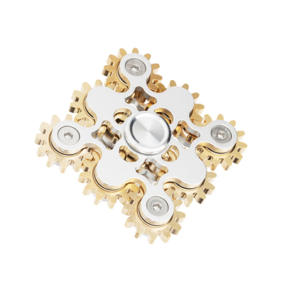 九齿纯铜联动金属精工指尖陀螺