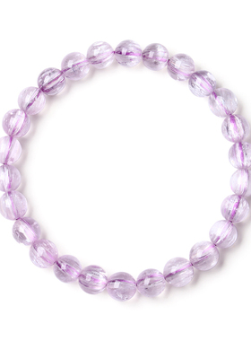 贵人石收藏级阿富汗紫锂辉手串