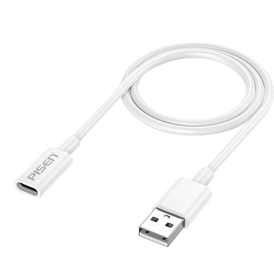 品胜适用华为freelace无线运动蓝牙耳机充电器线USB转typec母座口xSport PRO充电pro转接头挂脖式充电转换头