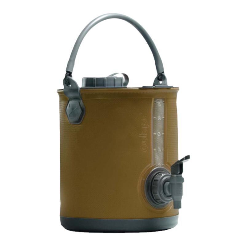 Colapz折叠水桶户外露营盛水饮水两用军绿色大容量8L