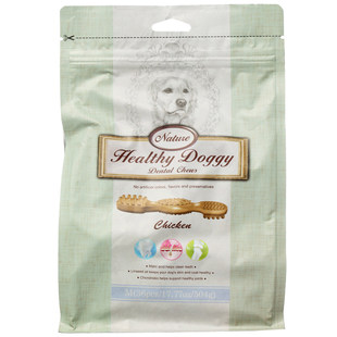 大胖商店 哈乐喜洁齿骨狗零食美毛洁牙棒护关节牛肉鸡肉S/M/L号