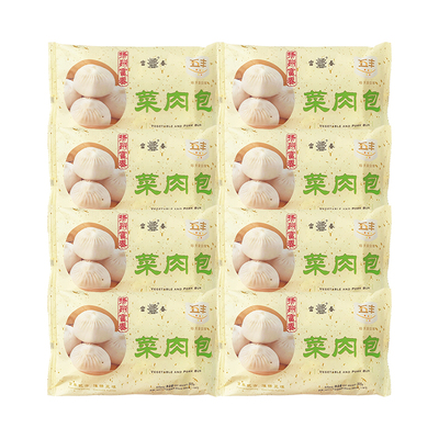 扬州富春菜肉包冷冻包子