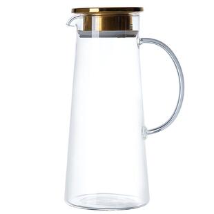 冷水壶玻璃耐高温家用凉白开水杯大容量泡茶壶套装扎壶夏季果汁瓶