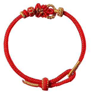 五台山文创2026马年太岁红绳手链本命年护身符编织手绳男女通用新