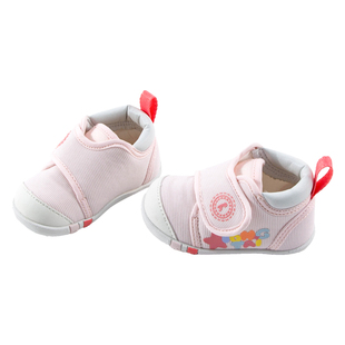 童泰春秋季婴幼儿魔术贴学步鞋男女宝宝轻便防滑可爱卡通软底鞋子