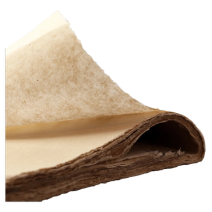 问心堂【手工毛边纸】书法作品纸毛边纸书法专用练字宣纸半生半熟毛边纸复古手工无格毛边纸书法练习纸竹浆纸