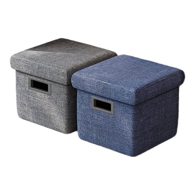 收纳凳家用收纳箱折叠手提收纳凳子可坐换鞋凳多功能客厅储物神器