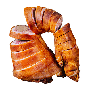 城口锦缘 腊猪脚 柴火烟熏农家腊肉重庆城口特产腊猪前腿整只装