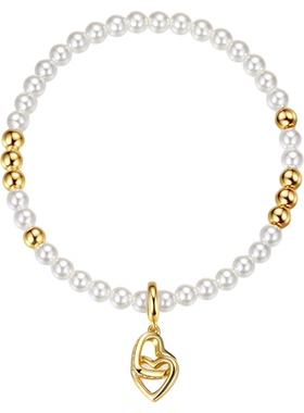 OKOFS925银珍珠情侣手链不撞款