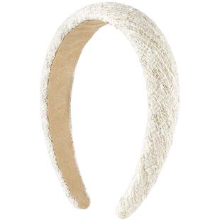 ZEGL真柳白色小香风发卡发箍女高颅顶2025新款高级感洋气时尚发饰