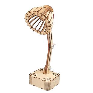 声控台灯手工diy木质学习灯模型小学生科技小制作材料包 科教教具