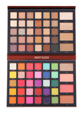 化妆师专用多色舞台妆彩色眼影盘
