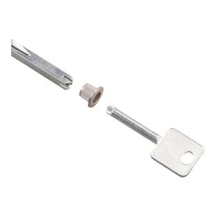 隐形门应急锁孔暗门锁单面锁锁眼带钥匙开锁配电箱管井锁小锁眼孔