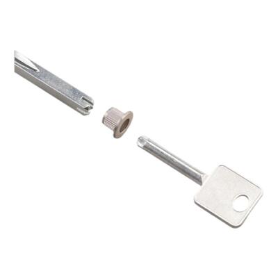 隐形门应急锁孔暗门锁单面锁锁眼带钥匙开锁配电箱管井锁小锁眼孔