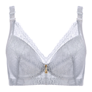 内衣女薄款大胸显小神器无钢圈缩胸罩全罩杯聚拢胖mm大码文胸套装