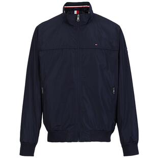 TOMMY HILFIGER春季新款高端品牌美式休闲夹棉保暖外套立领夹克男