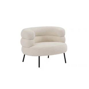 网红单人沙发羊羔绒懒人沙发椅客厅卧室衣帽间休闲化妆椅梳妆台椅