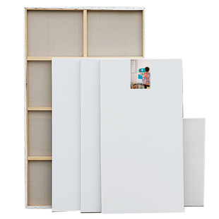 绚马画材定制油画框大尺寸油画框带画布亚麻雨露麻油画框内框150/200超大丙烯画框免装裱外框油画框定制