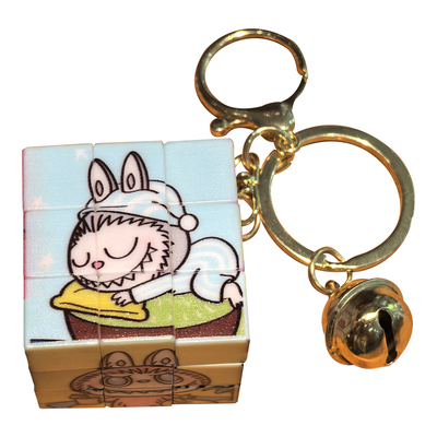 卡通布拉拉魔方钥匙扣包包挂件可爱创意迷你三阶解压益智可爱玩具