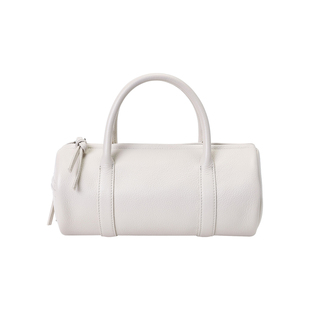 南风Chio2nd 头层牛皮云朵诗语圆筒包包女复古真皮手提单肩斜挎包