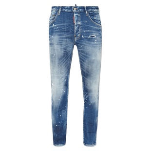 【7折】DSQUARED2/D2次方 男士修身牛仔裤Skater