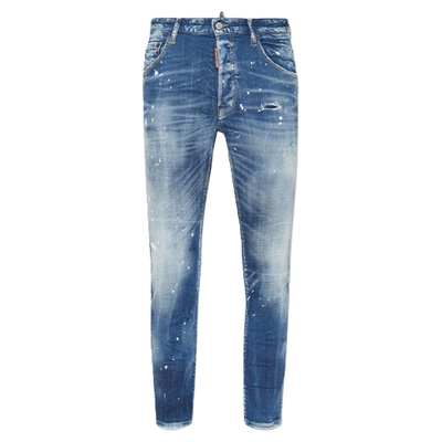 【新品】DSQUARED2/D2次方 2025秋冬男士修身牛仔裤Skater