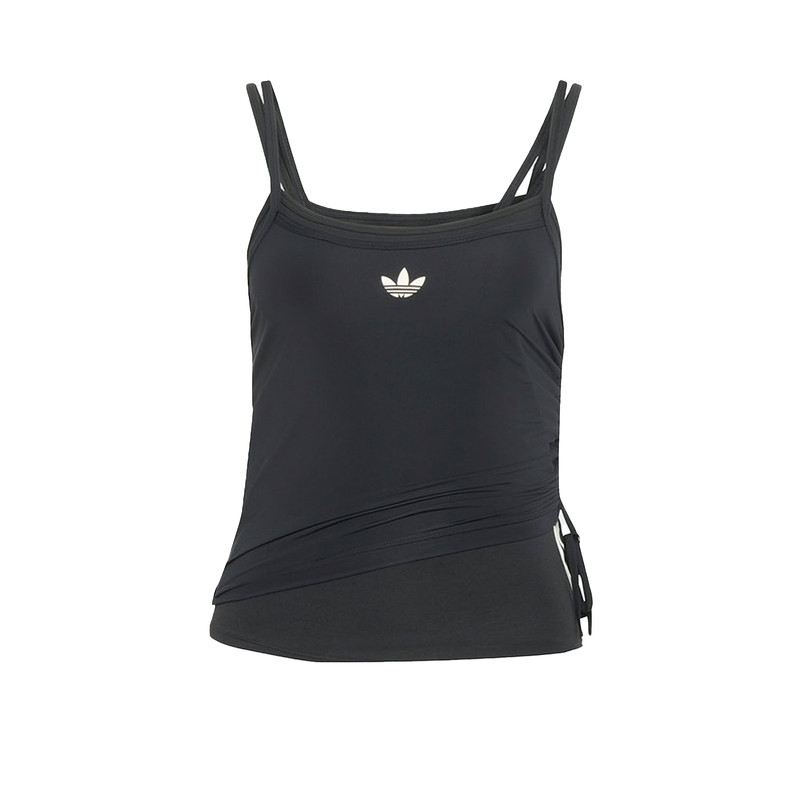 adidas三叶草女修身透气吊带背心