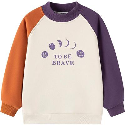 小象汉姆秋冬男童加绒卫衣新款