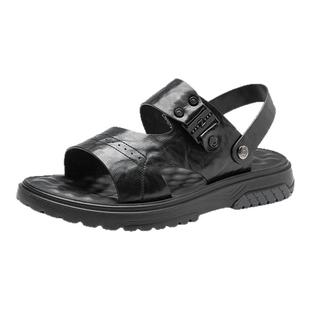 大东凉鞋男款2025新款夏季防滑防臭夏天外穿两用开车拖鞋沙滩鞋男