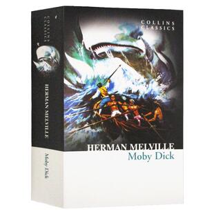 白鲸 Moby Dick 英文原版小说 经典英语文学名著 海洋题材小说 柯林斯经典 进口英语文学书 赫尔曼·梅尔维尔 Herman Melville