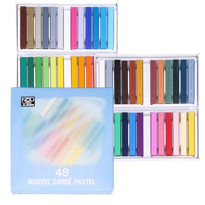 日本进口樱花色粉笔48色画画套装